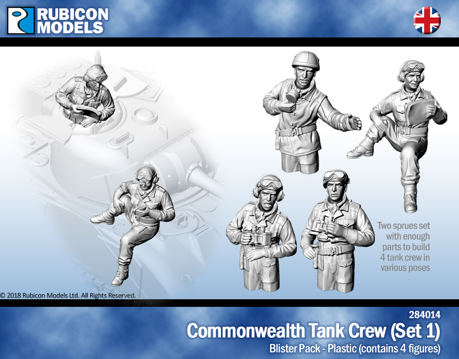 284014 Rubicon Models Commonwealth Tank Crew