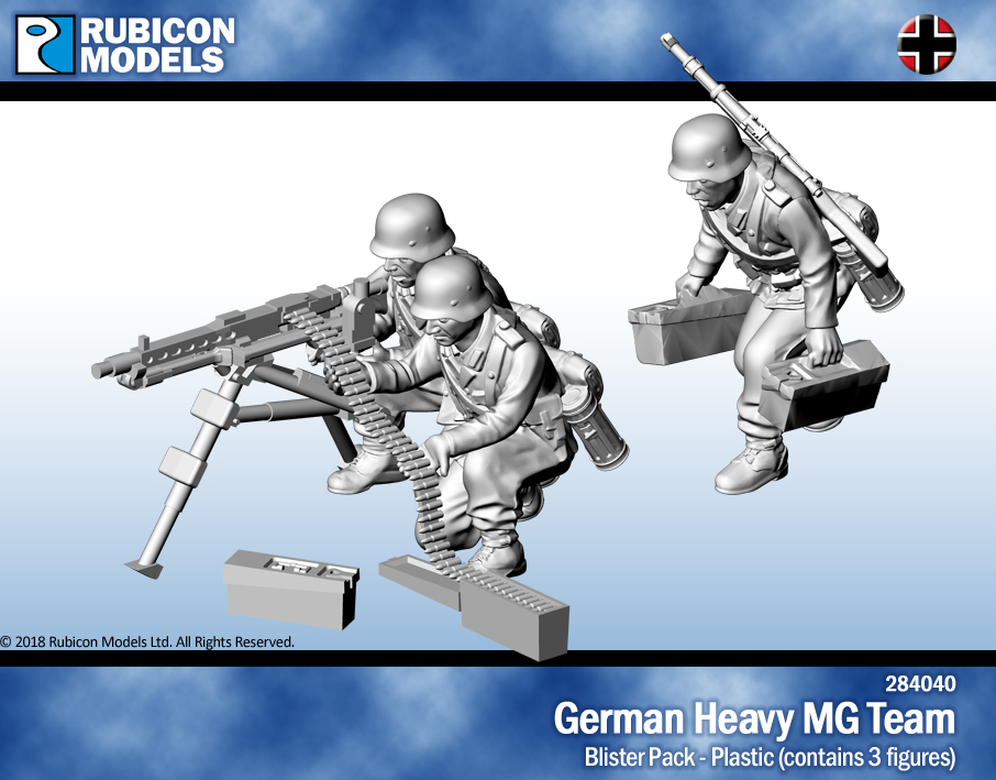 284040 Rubicon Models German HMG Team