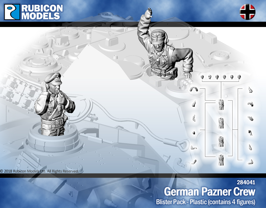 284041 Rubicon Models German Panzer Crew