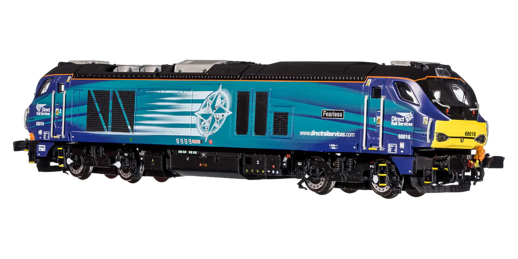 2D-022-012S Class 68 Fearless 68016 DRS Compass DCC & Sound Fitted