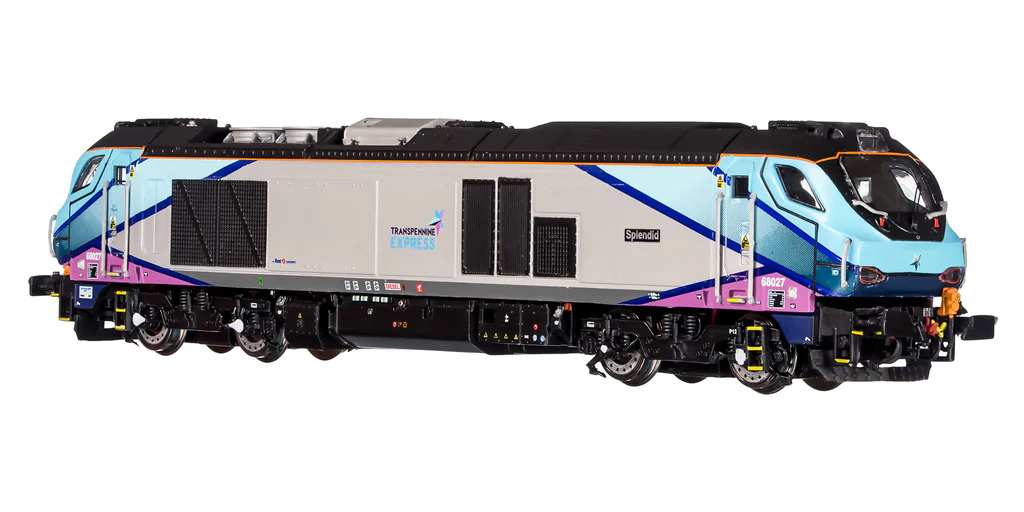 2D-022-014S Class 68 Splendid 68027 Transpennine Express DCC & Snd Ft