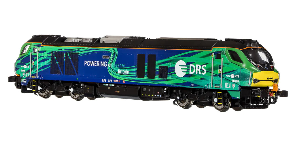2D-022-016S Class 68 Pride of the North 68006 New DRS Grn DCC& Snd Ft