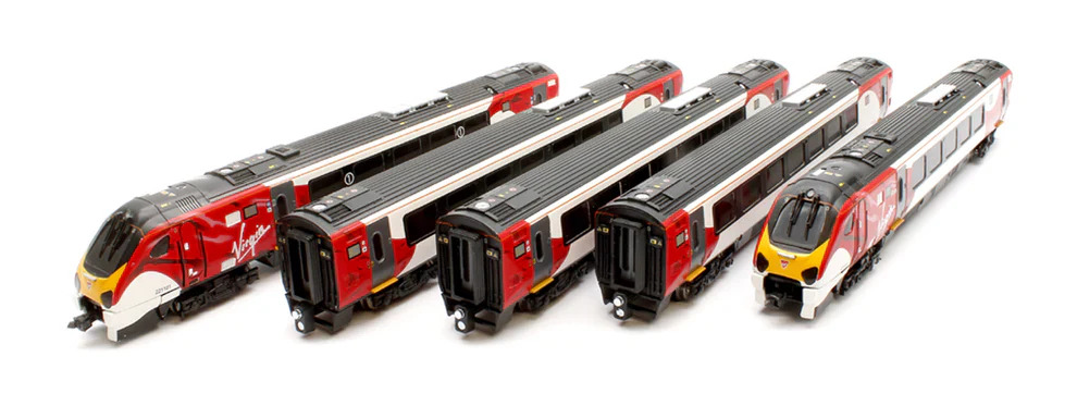 2D-023-002 Dapol Class 221 5 Car Set 221101  101 Squadron Virgin New
