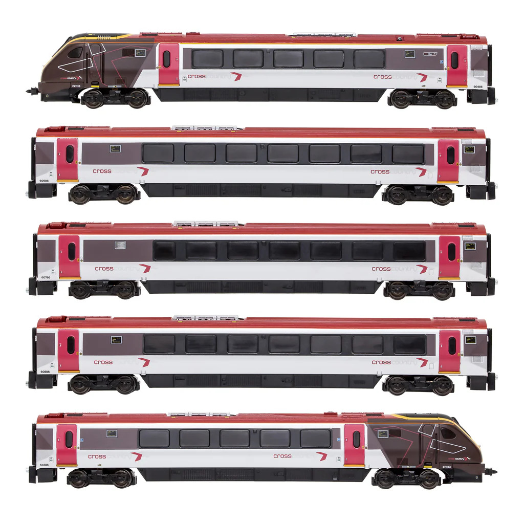 2D-023-003 Class 221 5 Car Set 221136 CROSS COUNTRY