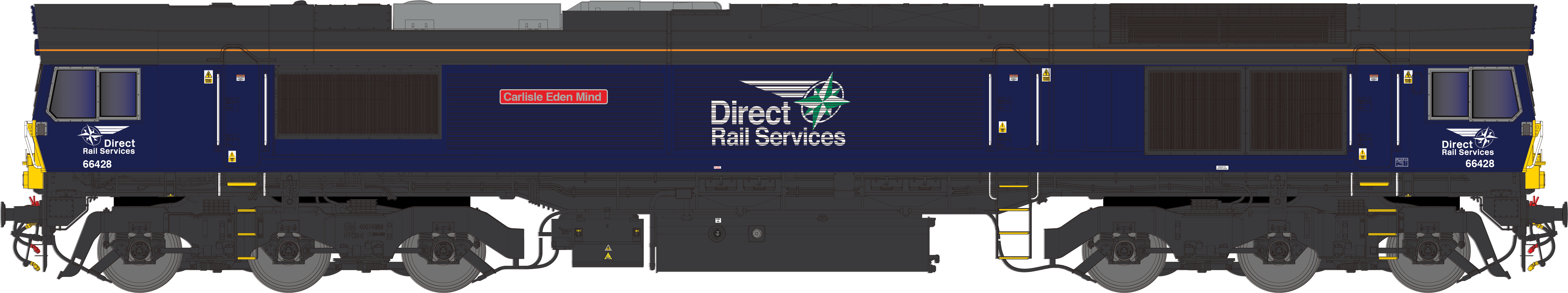2D-066-008 Class 66 66428 Carisle Eden Mind DRS