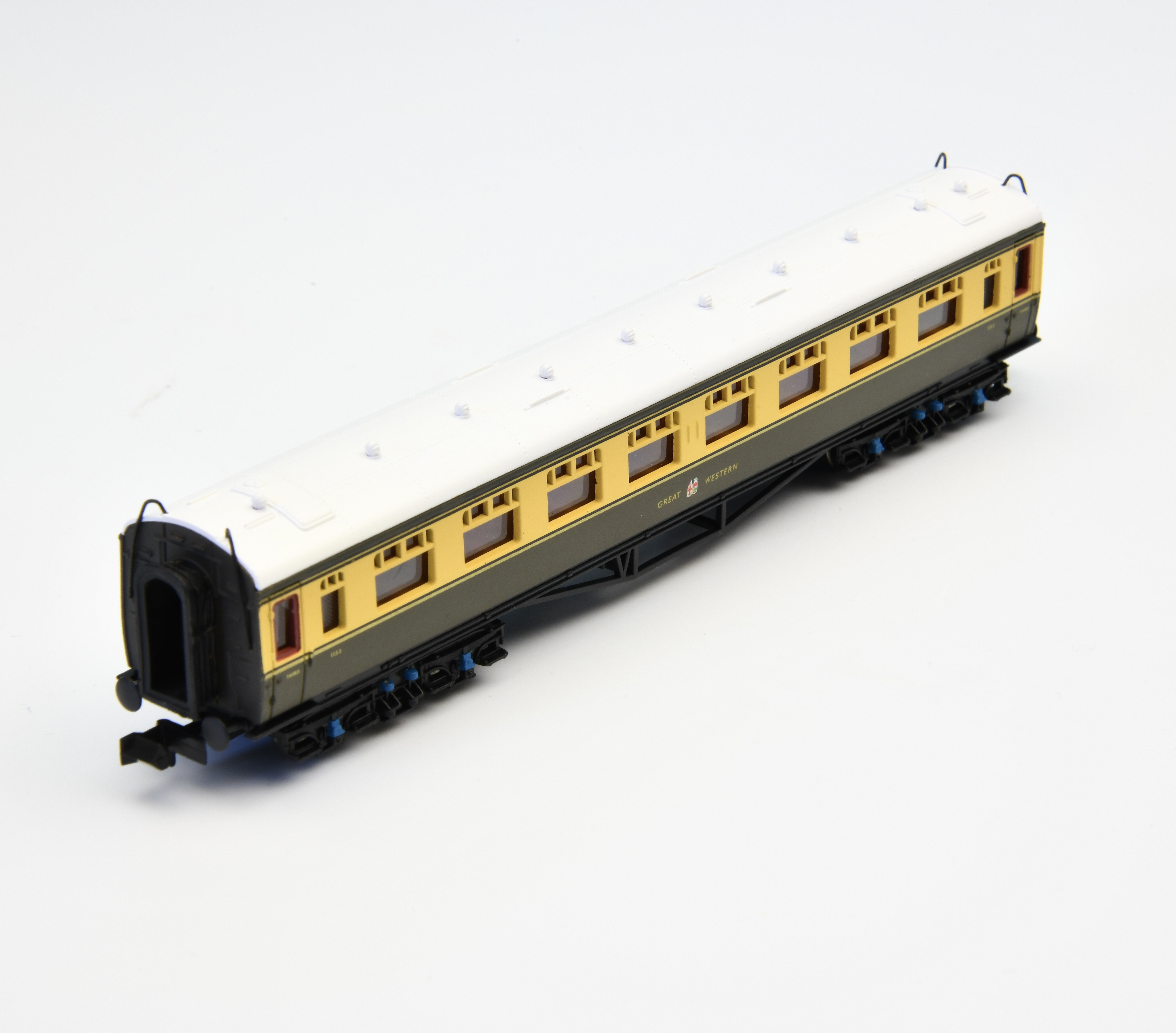 2P-000-160 Collett Coach Choc & Crm 3rd Great <Crest> Western 1133