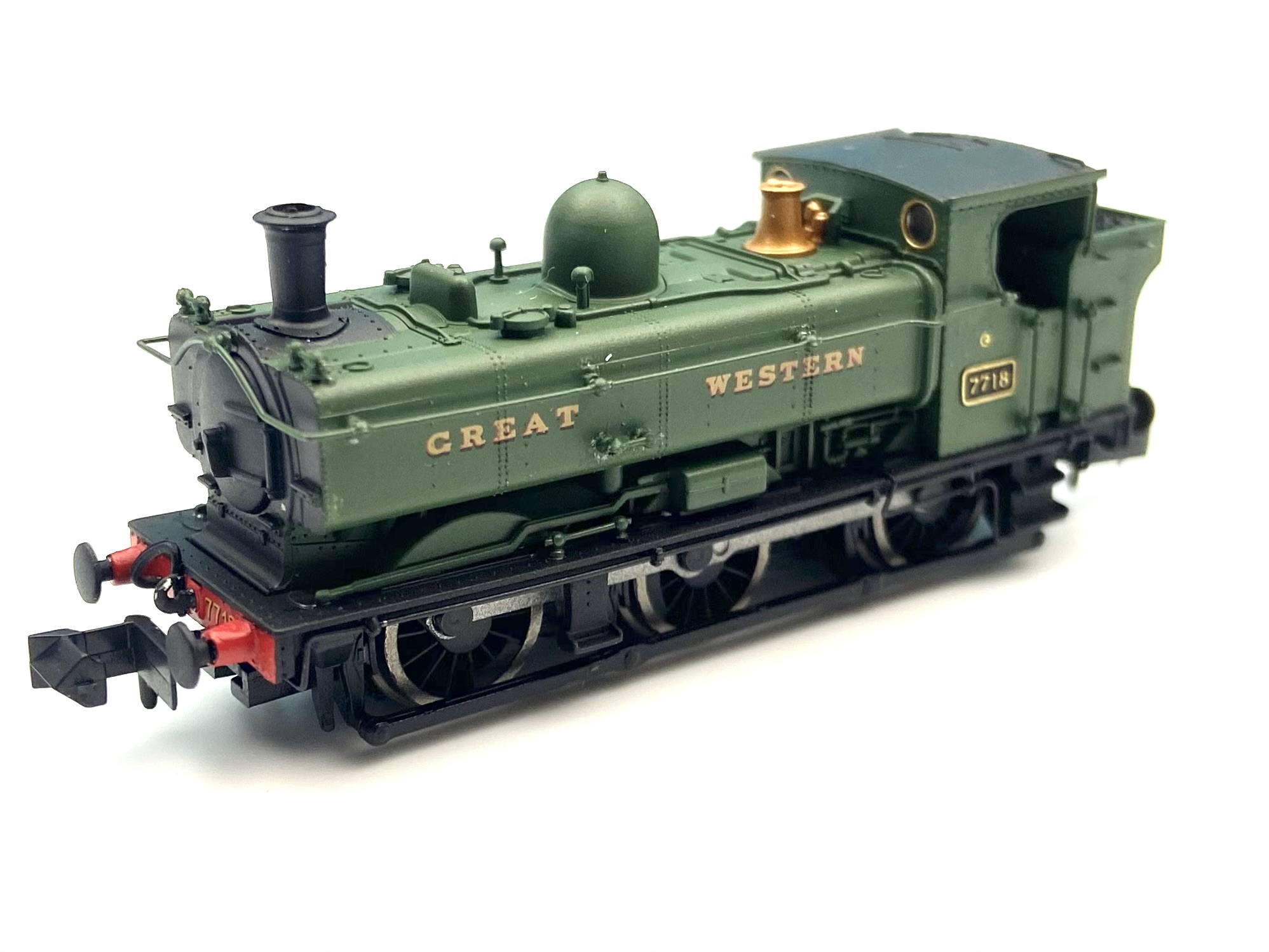 2S-007-029D Pannier 7718 GWR Green Great Western DCC Fitted