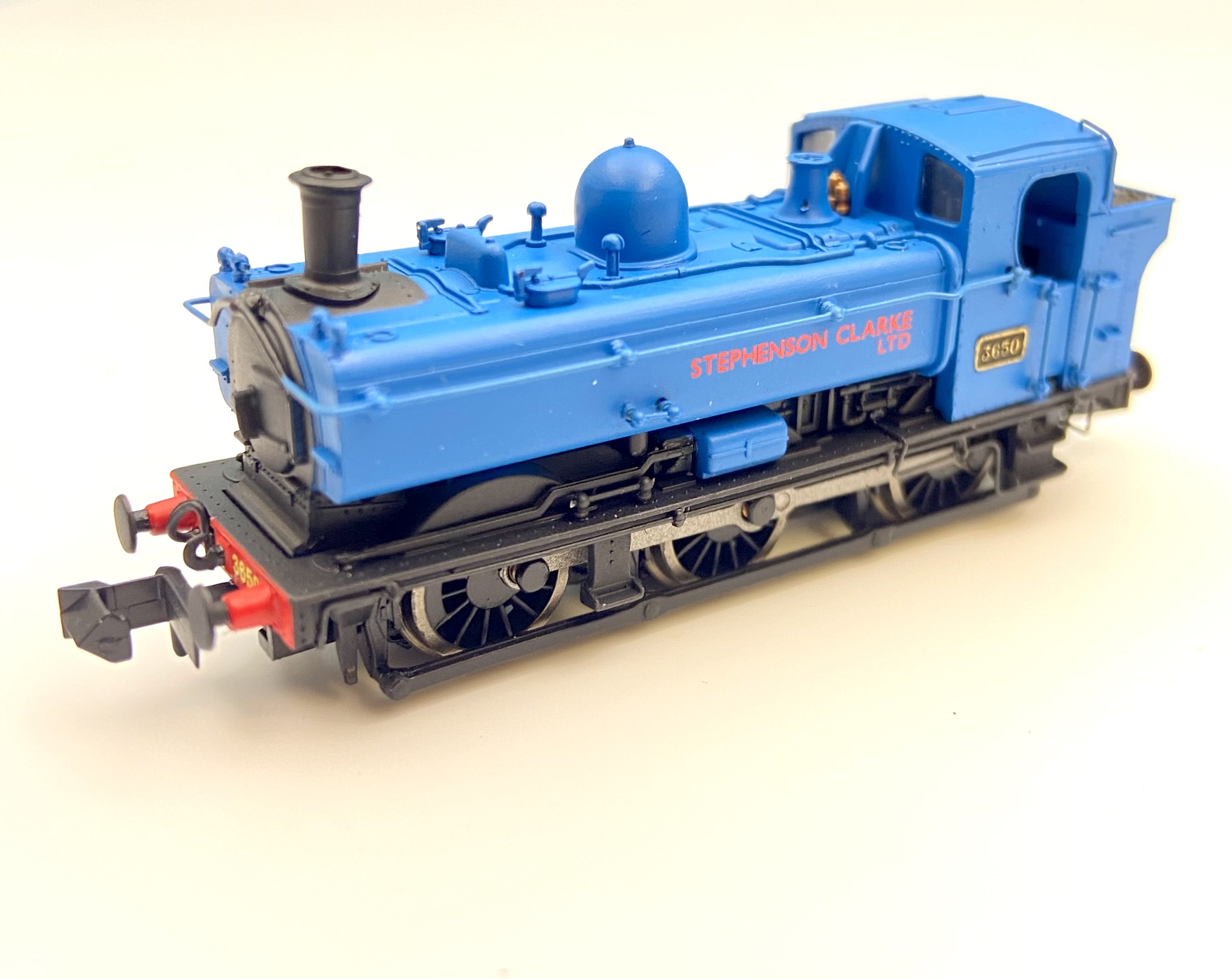 2S-007-036D Pannier 3650 Stephenson Clarke Blue DCC Fitted