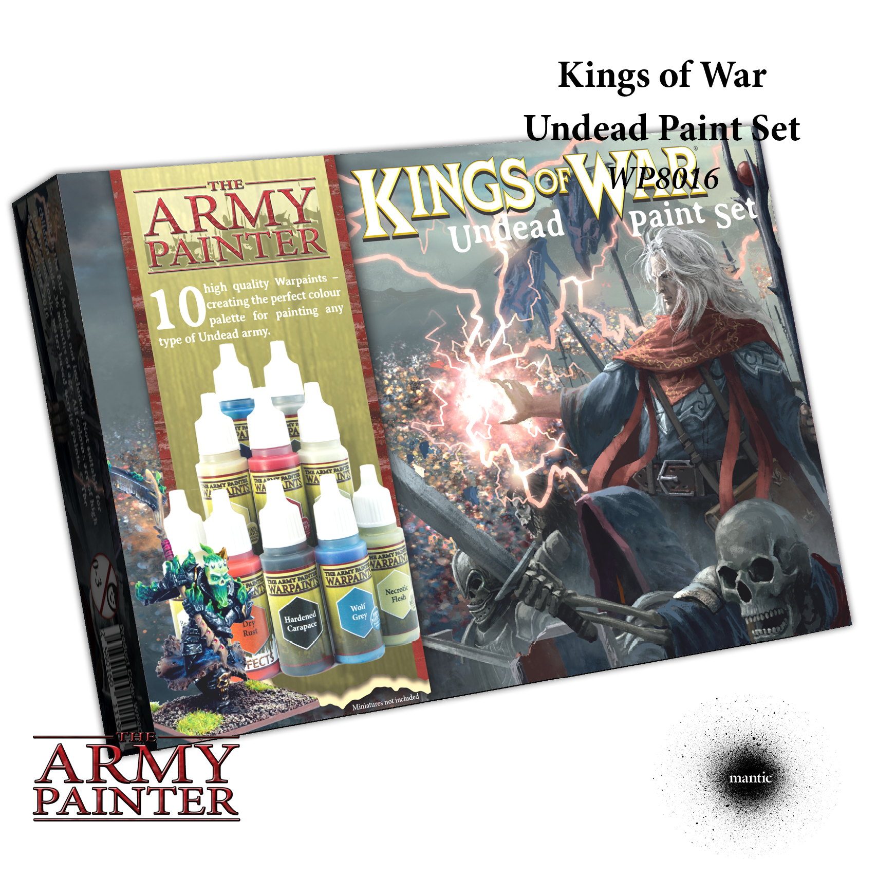 44182 WP8016P KINGS OF WAR UNDEAD PAINT SET