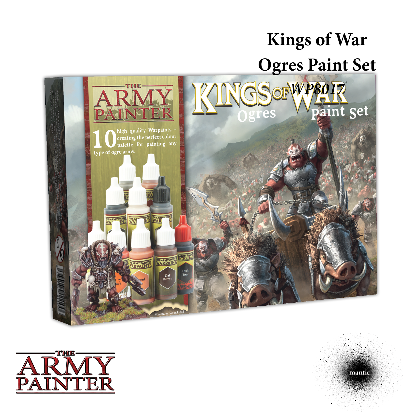 44183 WP8017P KINGS OF WAR OGRES PAINT SET