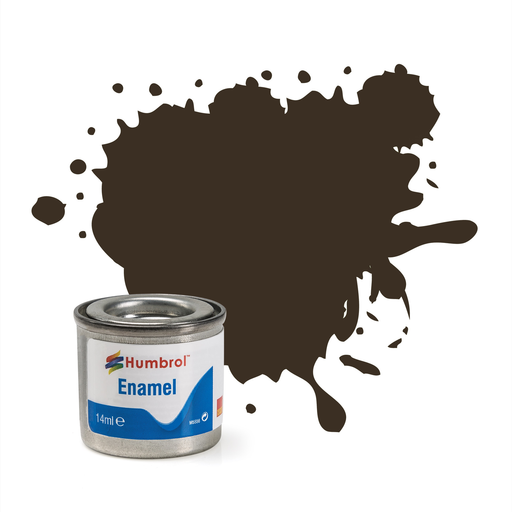 4501010 Enamel Tinlets No 10 Service Brown Gloss