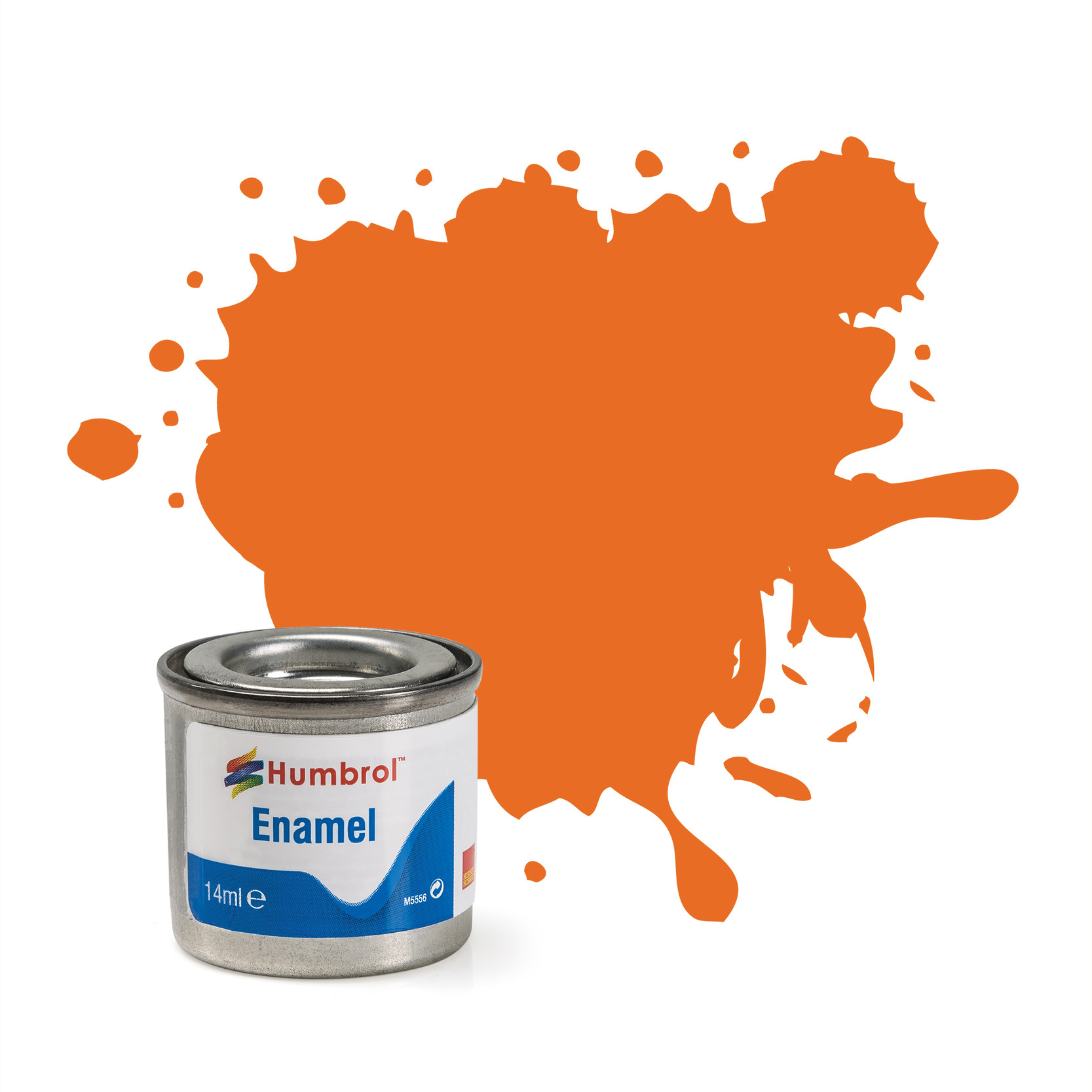 4501018 Enamel Tinlets No 18 Orange Gloss