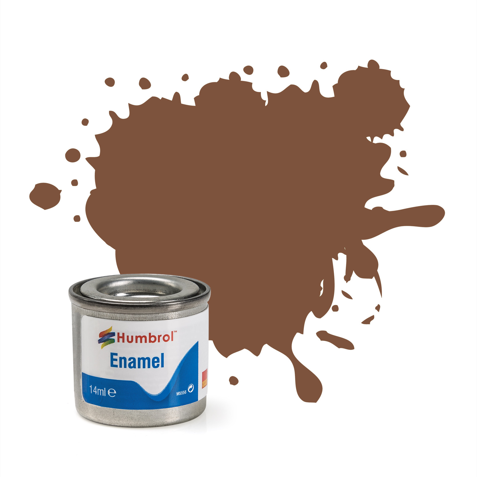 45010186 Enamel Tinlets No 186 Brown Matt