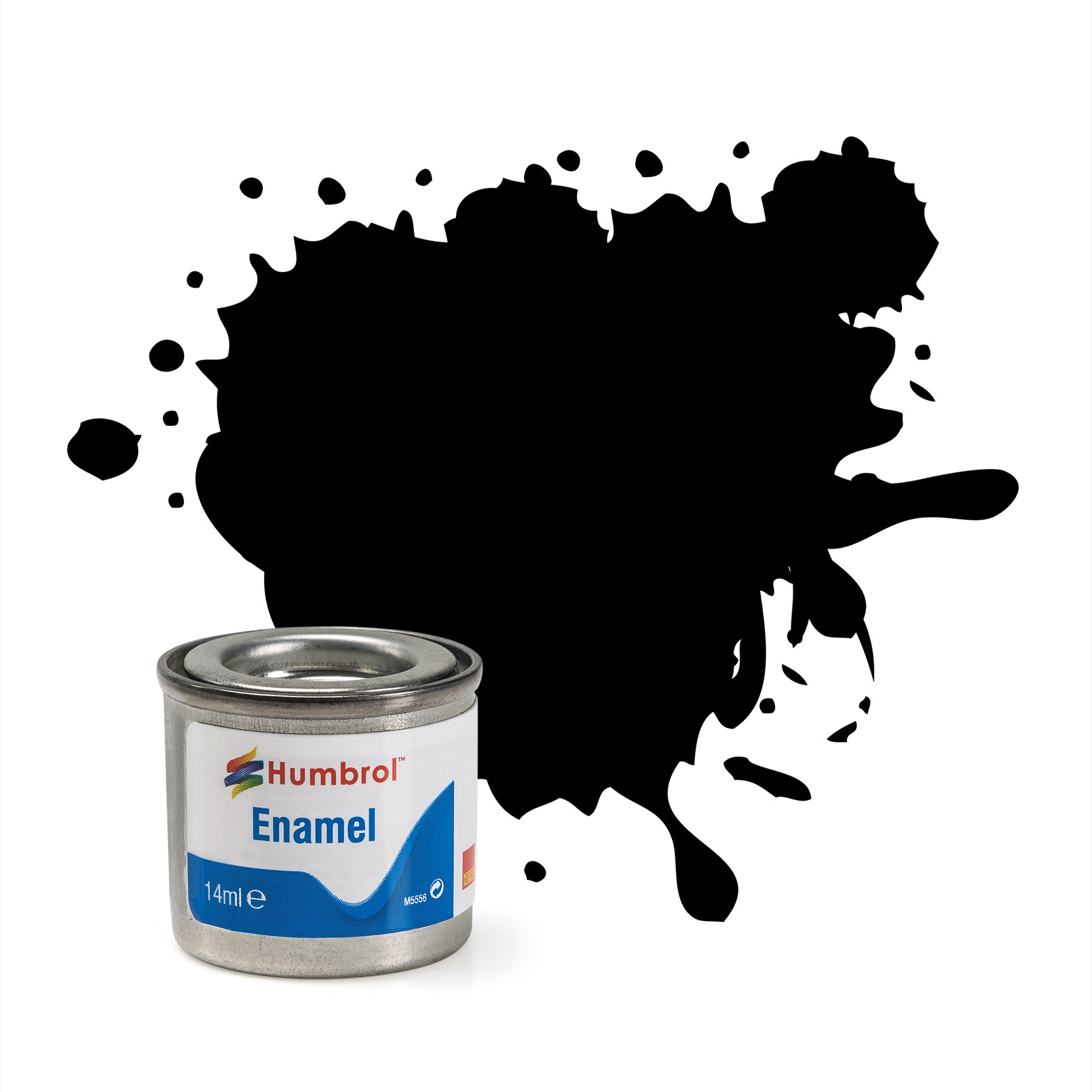 4501033 Enamel Tinlets No 33 Black Matt