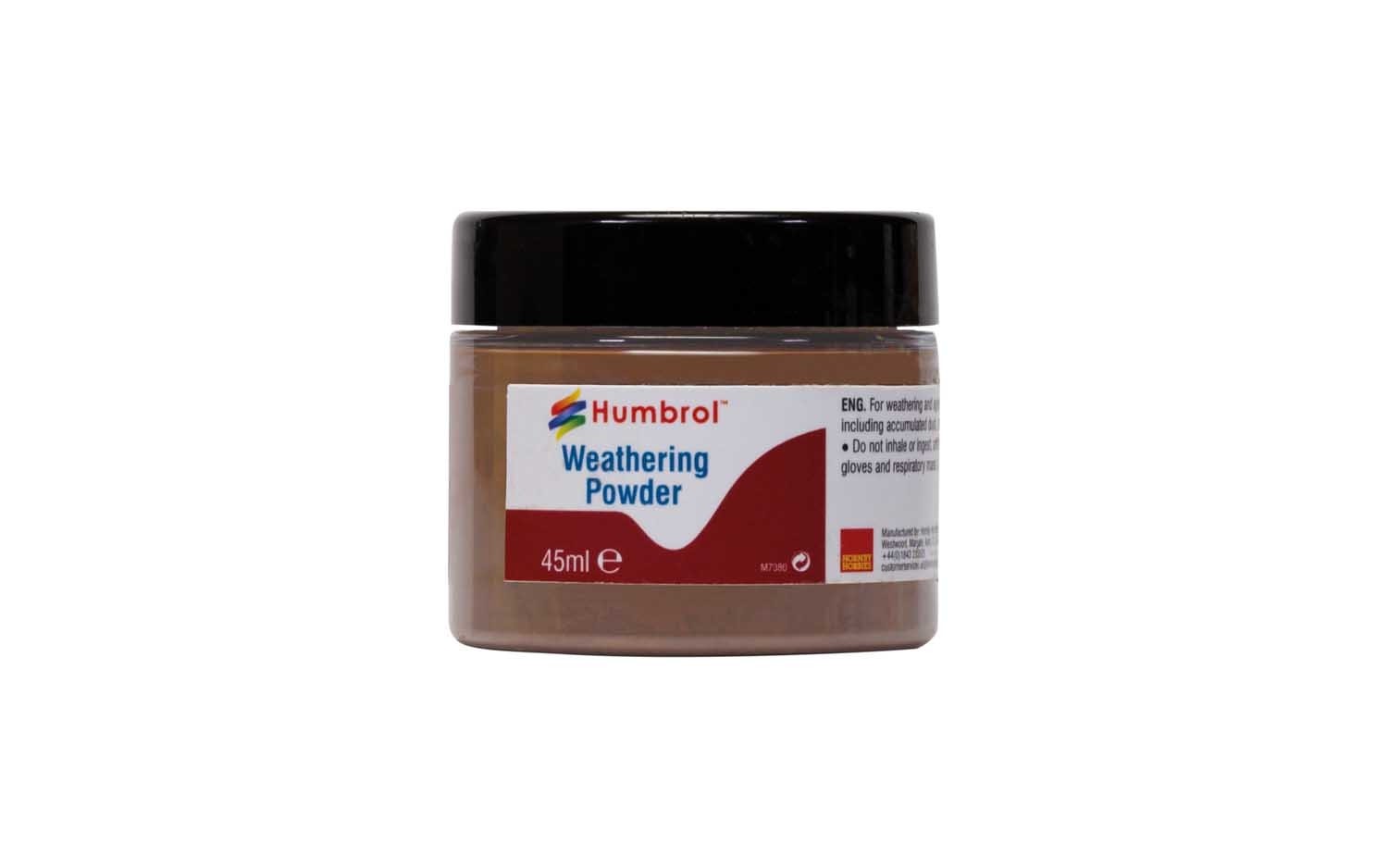 45108 HUMBROL AV0019 WEATHERING POWDER DARK RUST 45ML