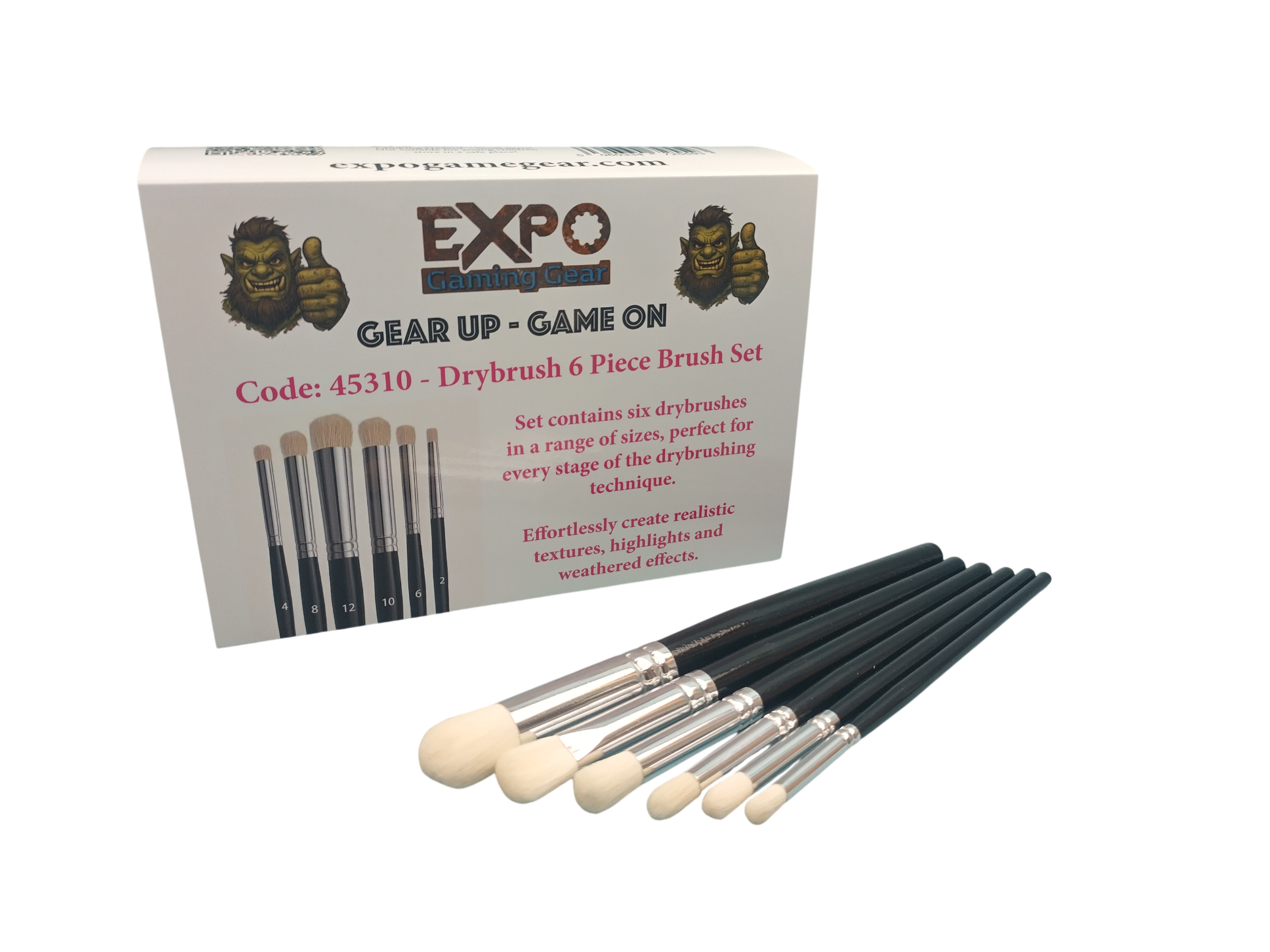 45310 Drybrush 6 Piece Brush Set