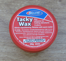 Dolls House Tacky Wax Glue for Holding Miniatures in Place Allows