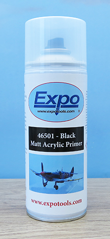 46501  Matt Black 400ml Expo Acrylic Model Primer