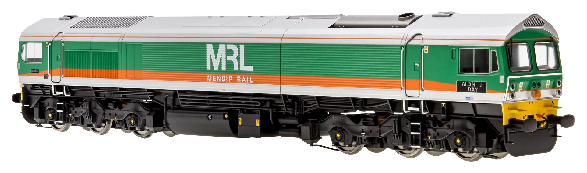 4D-005-007 Class 59 59002 MRL Green/Orange Alan J Day
