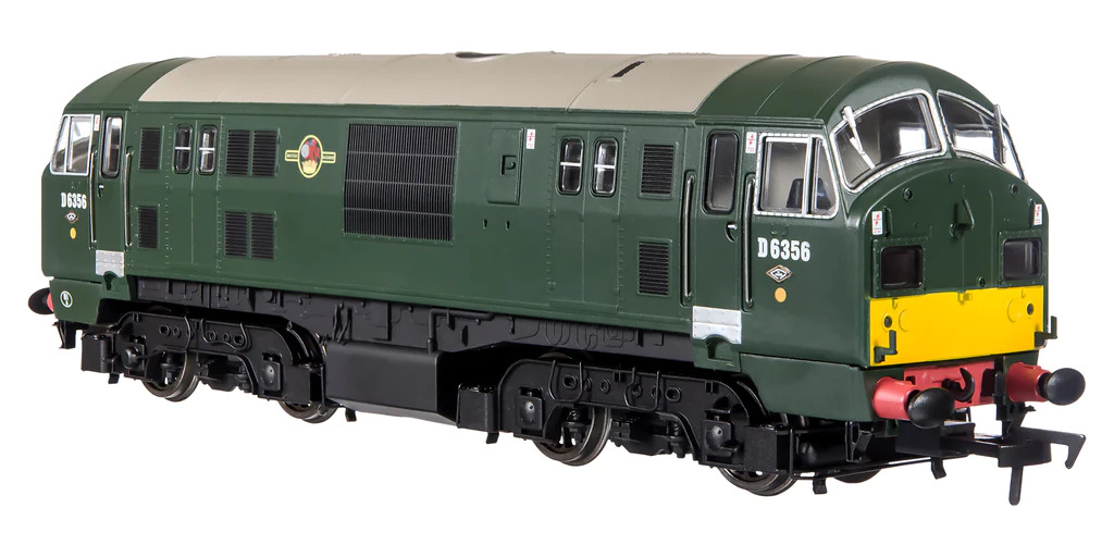 4D-012-012D Class 22 D6356 BR Green SYP H/C Boxes DCC Fitted