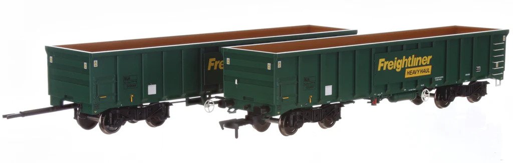 4F-025-013 Dapol MJA  Freightliner Heavy Haul Bogie Box Van 502047 & 048