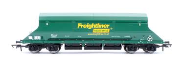 4F-026-030 Dapol HIA Ftlnr Green Hvy Haul Limestone Hopper (Early Build) 3690