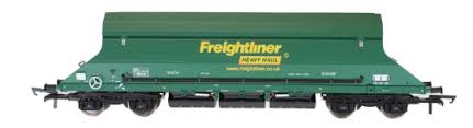 4F-026-031 Dapol HIA Ftlnr Green Hvy Haul Limestone Hopper (Early Build) 3690
