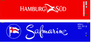 4F-028-174 Dapol 40Ft' Container Hamburg 533057 6/ Safmarine 035091 2