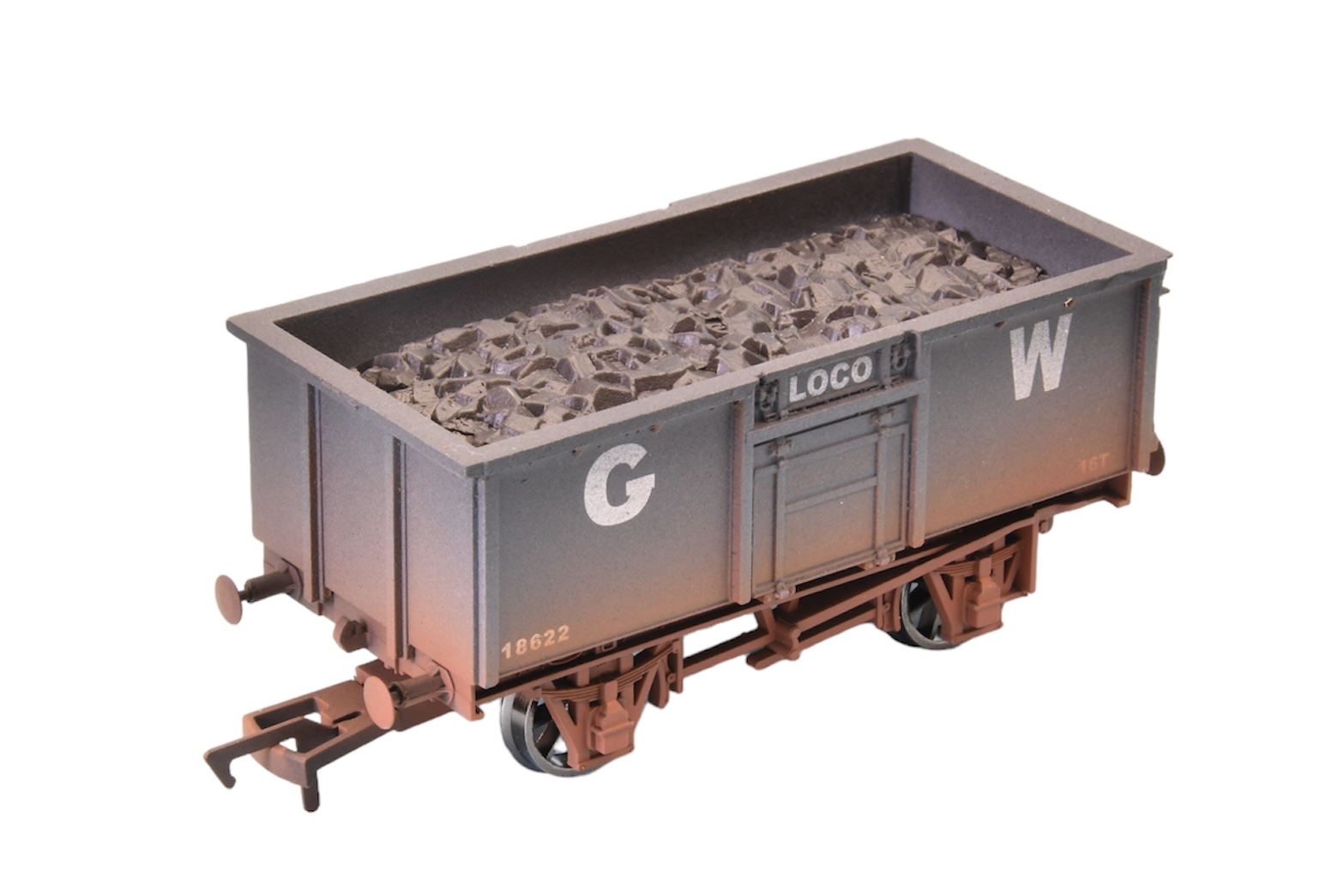 4F-030-034 Dapol 16T STEEL MINERAL GWR 18622 Weathered