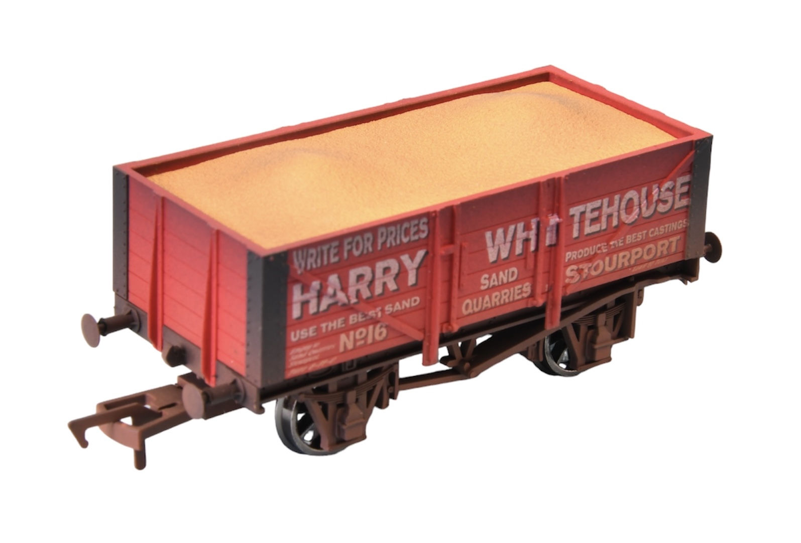 4F-051-002 5 Plank Wagon Whitehouse Weathered