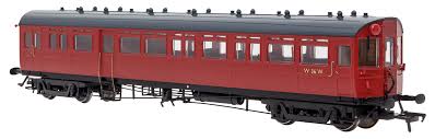 4P-004-006 GWR Autocoach W36 BR Crimson