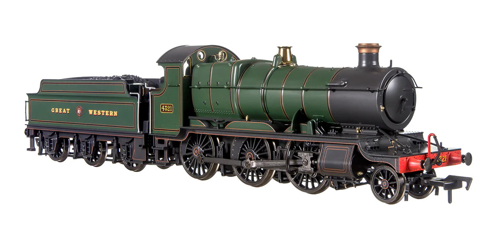 4S-043-009D GWR 43xx 2-6-0 Mogul 4321 Lnd Great crest Western DCC Fitted