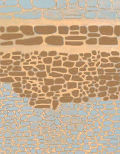 58216 2mm scale (N) Random Stone Walling (pack of 2 sheets)