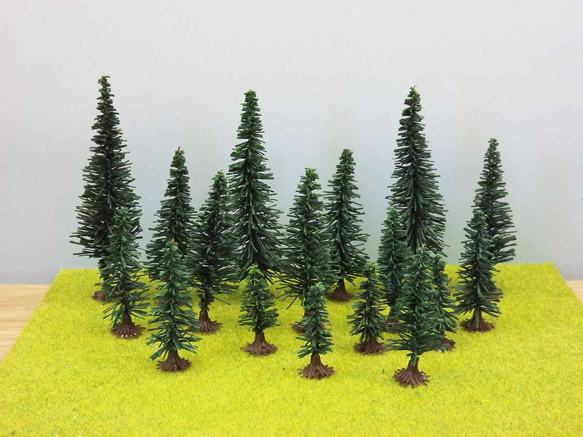 59560 JORDAN 51A PACK OF 25 FIR TREES WITH BASES