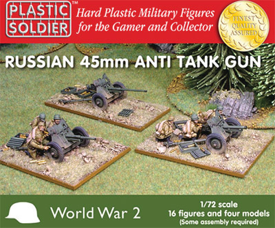 62002 WW2G20001 Russian 45mm Anti Tank Gun