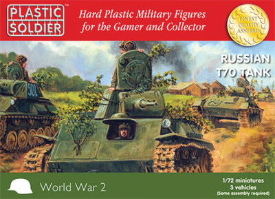 62014 WW2V20009 Russian T70 Tank (This Item Is Now Bagged)