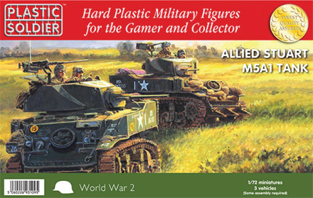 62021 WW2V20014 Allied Stuart M5A1 Tank