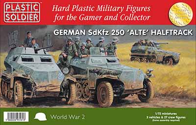 62026 WW2V20022 1/72nd German SdKfz 250 Alte Halftrack