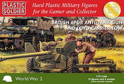 62029 WW2G20004 British 6PDR Anti-Tank Gun and Loyd Carrier Tow