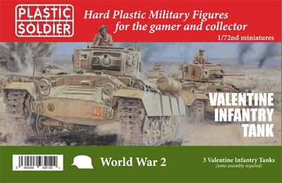 62041 WW2V20028 Valentine Infantry Tank 1/72nd Scale