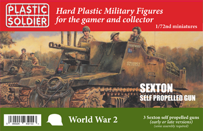 62042 WW2V20029 Sexton Self Propelled Gun 1/72nd Scale