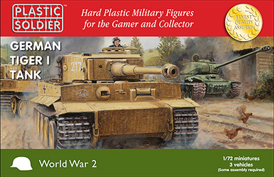 62044 WW2V20032 German Tiger I Tank 1/72nd Scale