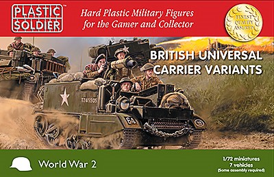 62045 WW2V20033 1/72 BRITISH UNIVERSAL CARRIER VARIANTS