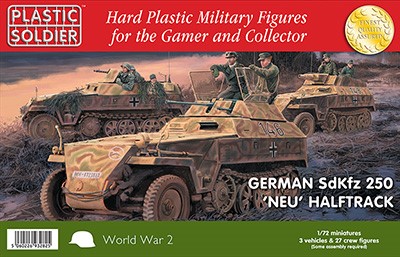 62048 WW2V20035 1/72 GERMAN SDKFZ 250 'NEU' HALFTRACK