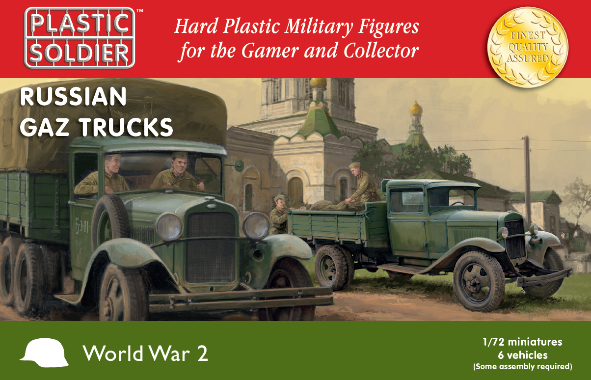 62049 WW2V20036 1/72  RUSSIAN GAZ TRUCKS