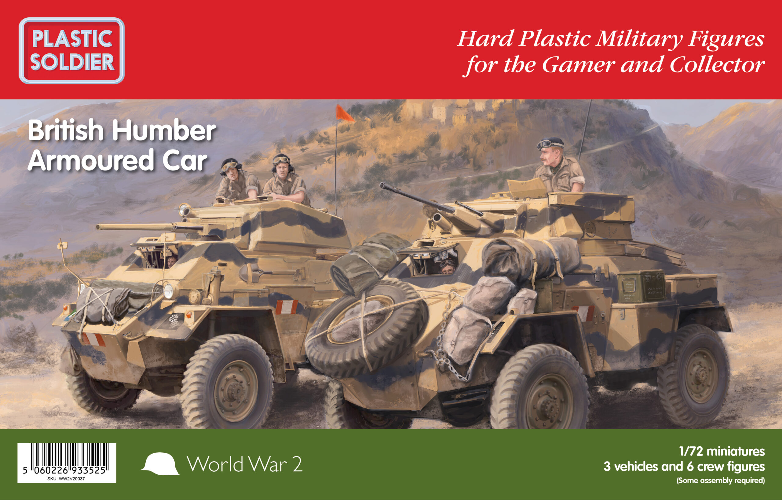 62050 WW2V20037 1/72 British Humber Armoured Truck