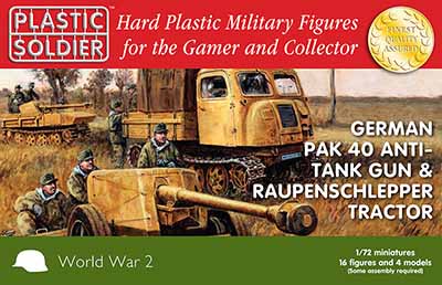 62091 WW2G20005 1/72nd German Pak 40 and Raupenschlepper tractor WW2G20005