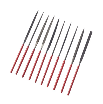 3 Square Needle File with Red Handle # 72523 Expo Tools