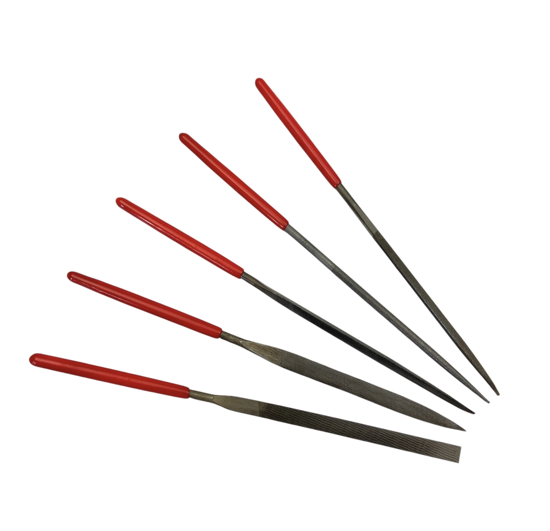 72537 5pc Steel Standard Needle Files in Wallet