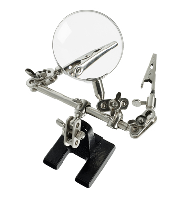 73860 Helping Hands with Glass Magnifier